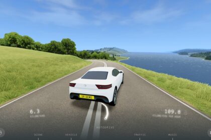 This chill procgen driving game has a very clever UI feature