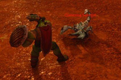 Join me in meditating on clubbing a WoW scorpion