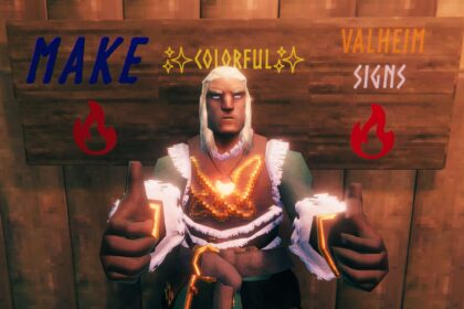 PSA: You can customize Valheim sign text for color-coded storage chests without downloading a single mod