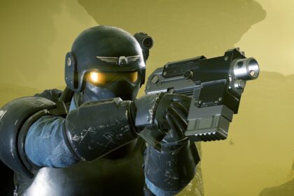 The Helldivers 2 x Warhammer 40k Warbond arrives on August 12, bringing three of its most iconic weapons and two Imperial Guard armour sets