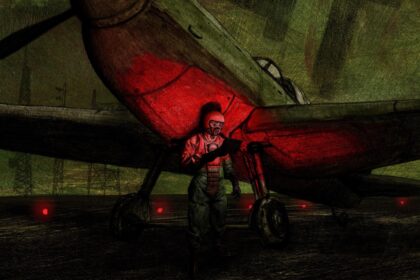 The new game from Lorn’s Lure’s developer is also set in the creepy world, and this one’s a horror flight sim