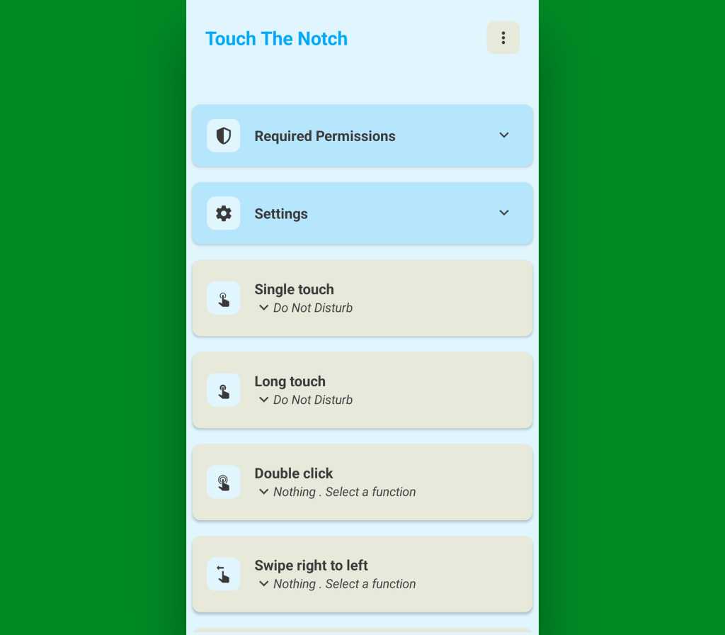 Android Do Not Disturb: Touch the Notch