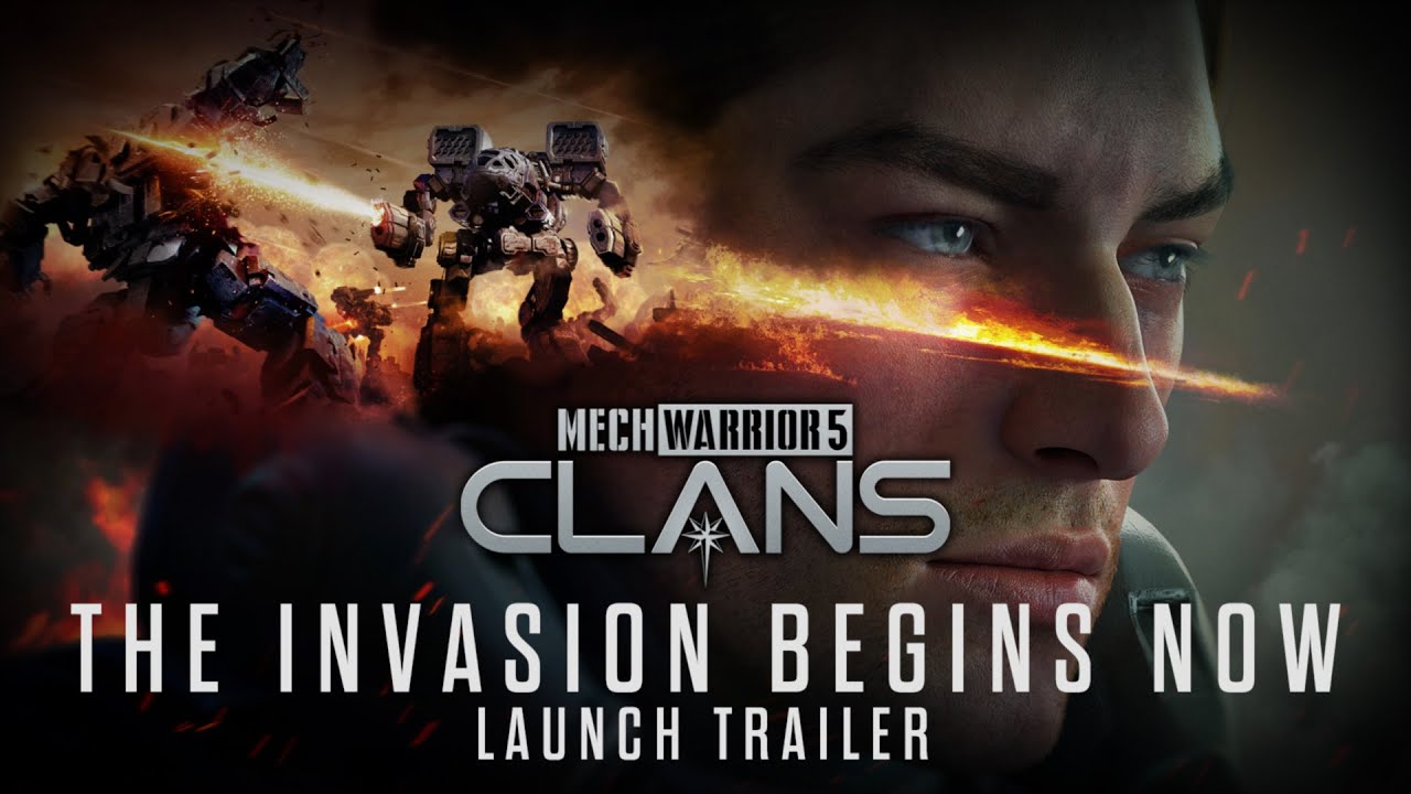 MechWarrior 5: Clans - The Invasion Begins Now - Launch Trailer - YouTube
