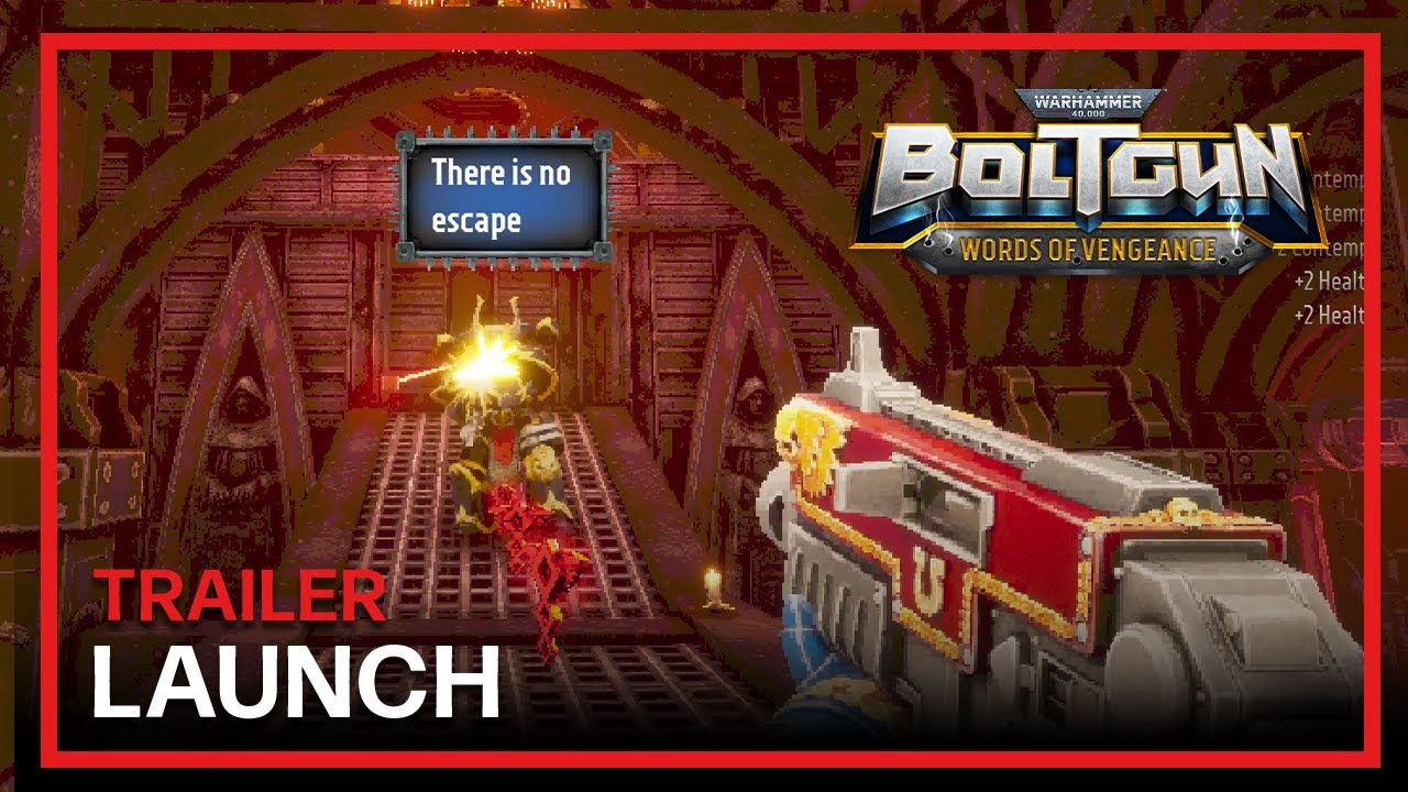 Warhammer 40,000: Boltgun - Words of Vengeance Launch Trailer - YouTube