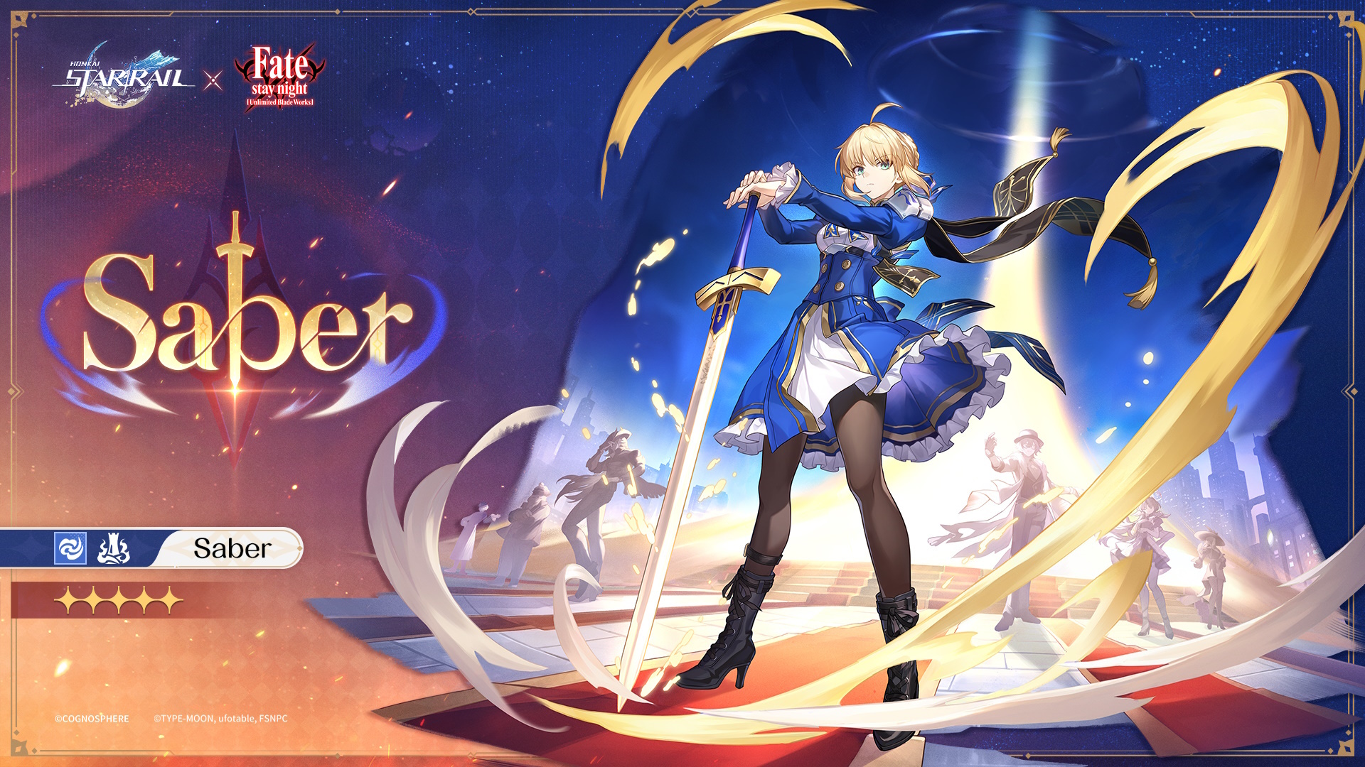 Honkai: Star Rail Banner drip marketing for  Saber