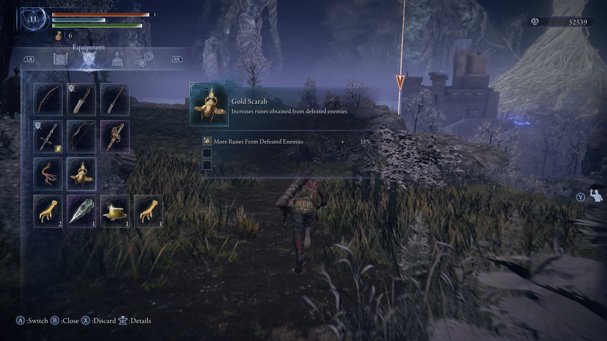 Elden Ring Nightreign rune farm - Gold Scarab