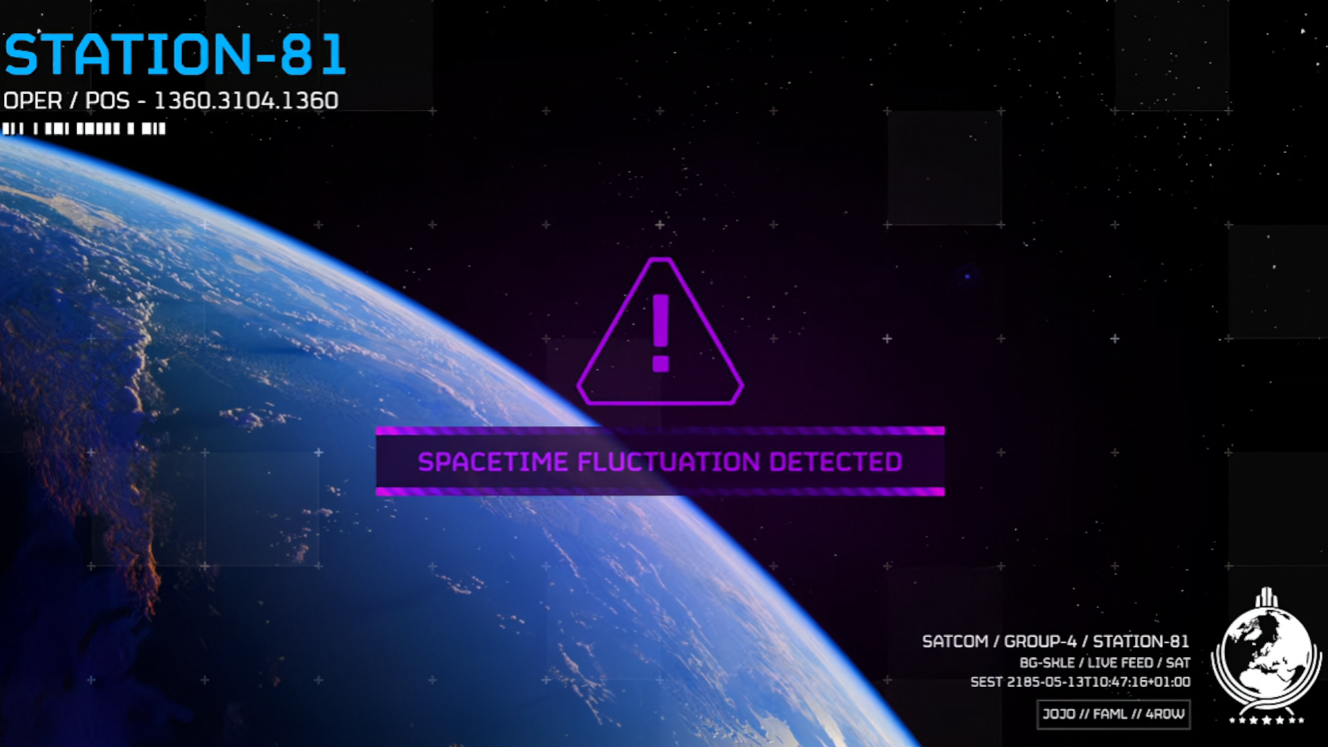 The Illuminate approaching, as captured on the Station-81 stream.