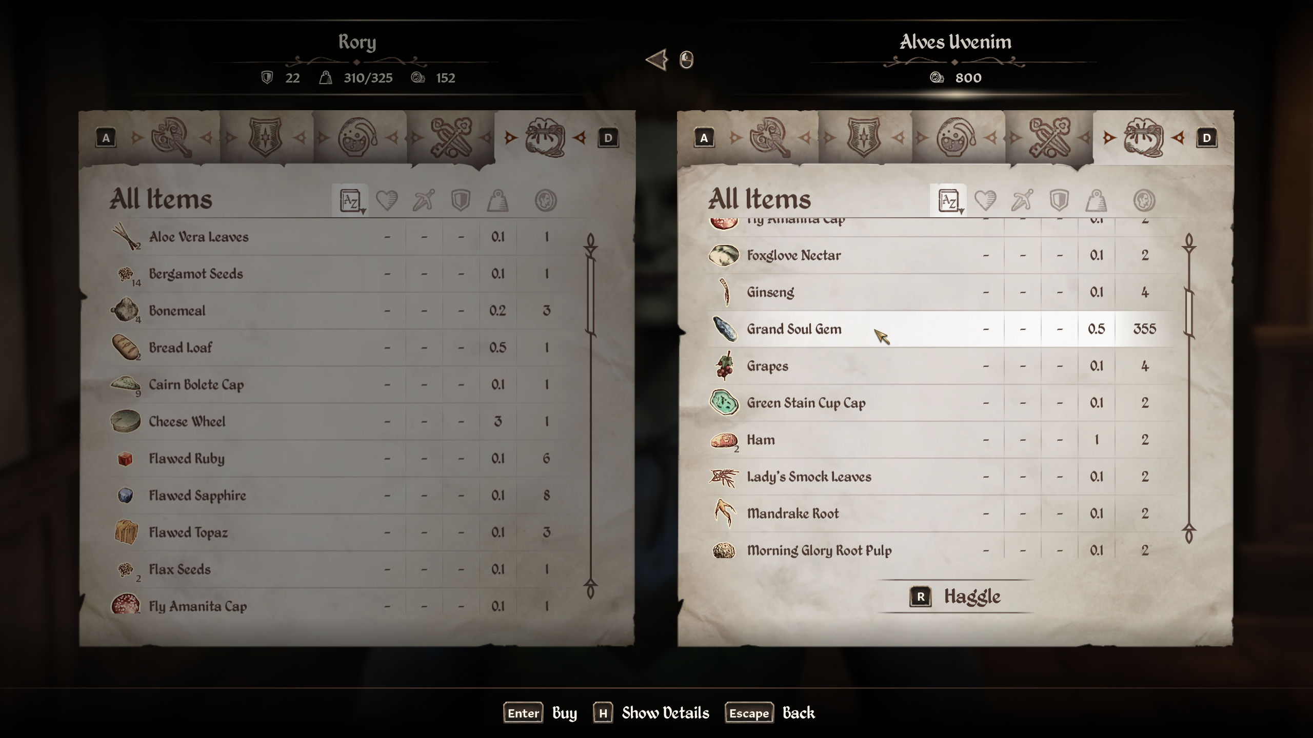 Oblivion black soul gems - Buying a grand soul gem from an alchemy merchant.