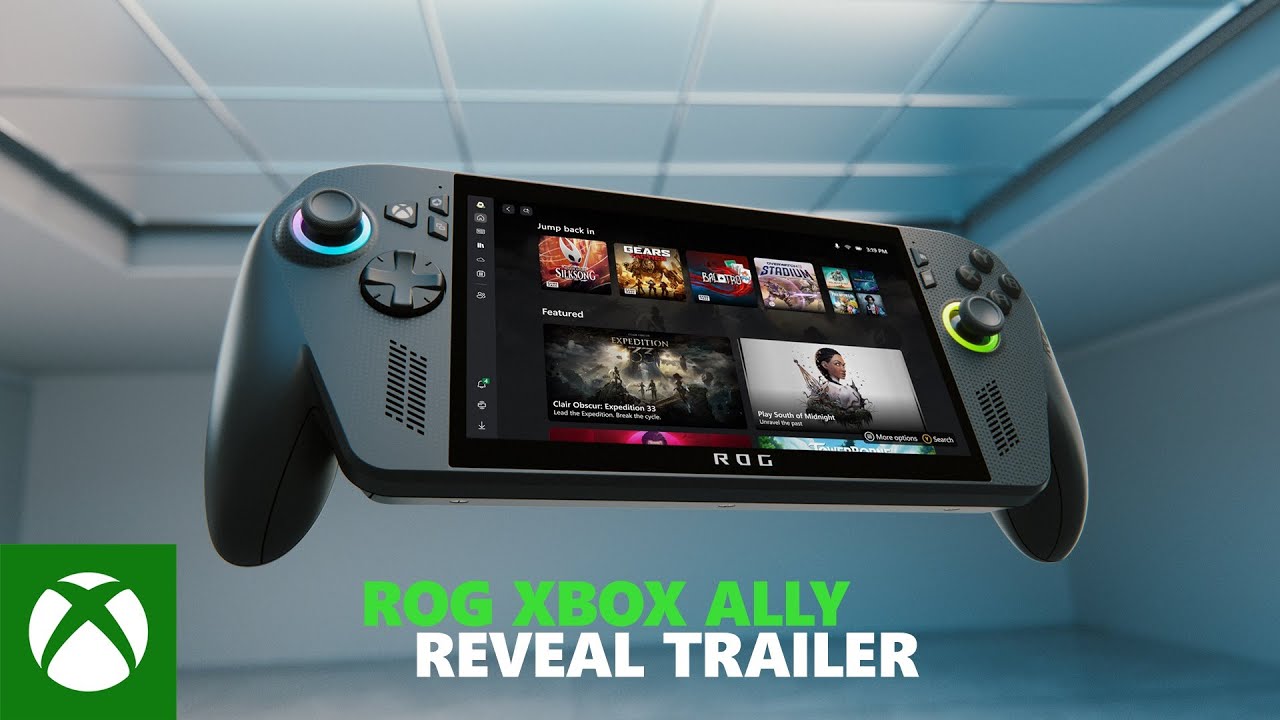 ROG Xbox Ally World Premiere Reveal Trailer | Xbox Games Showcase - YouTube