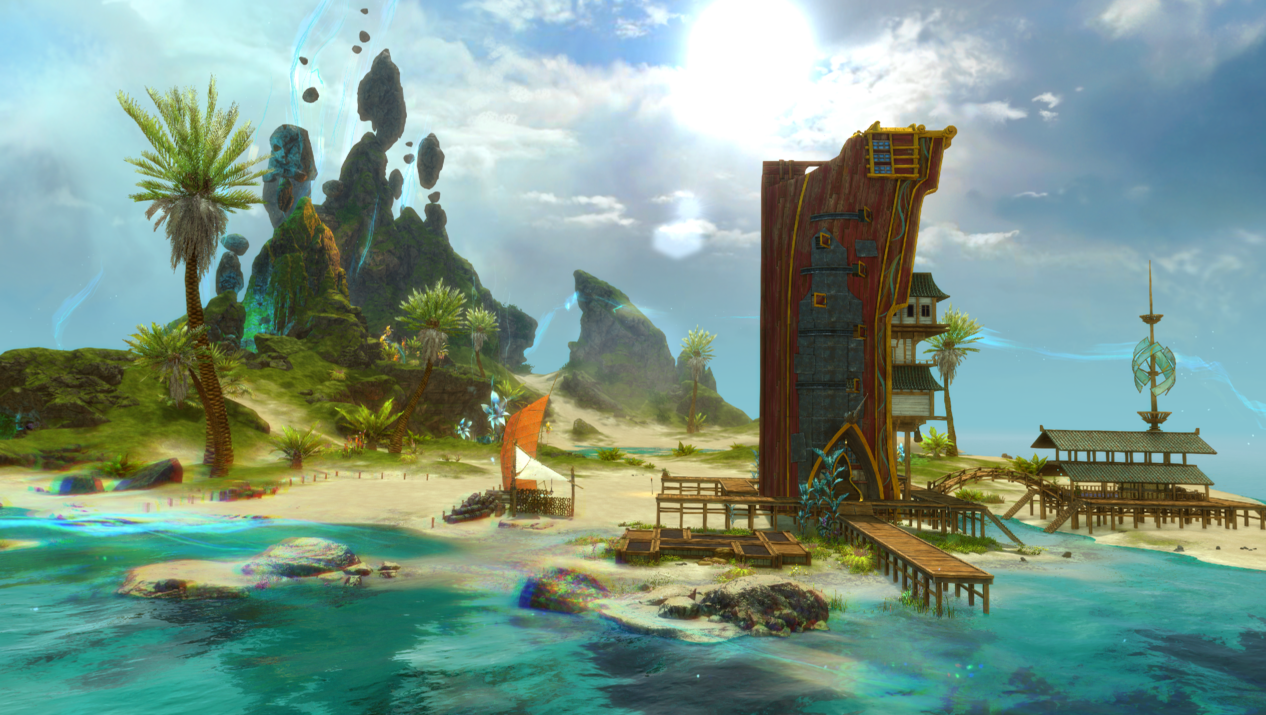 The new beachside homestead.