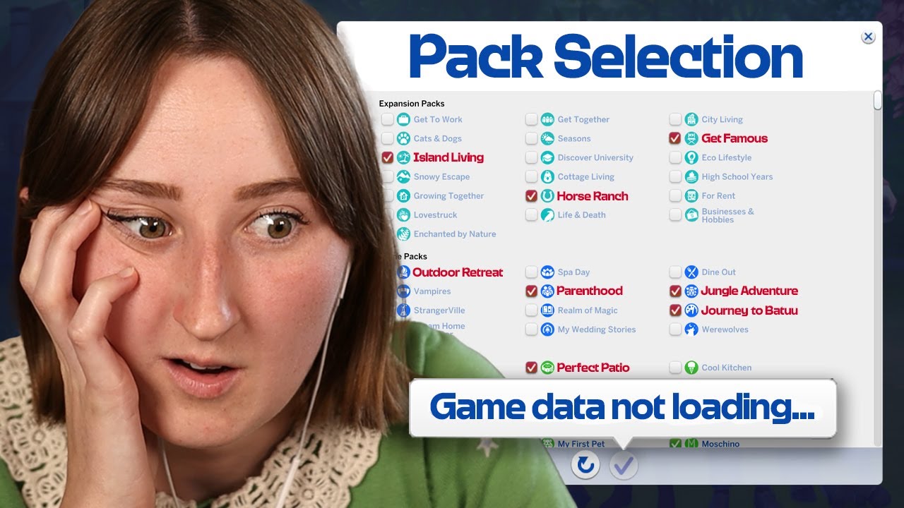 the sims pack selection update BROKE MY GAME - YouTube