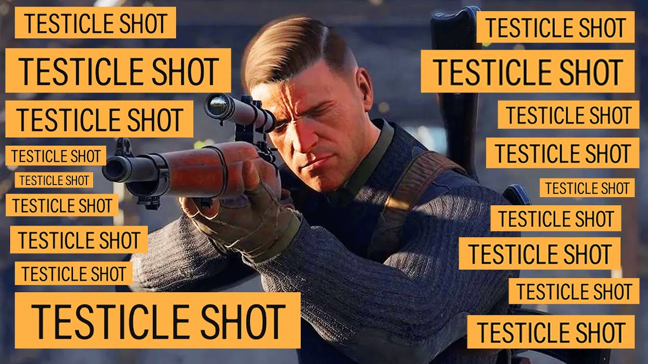 100 Testicle Nut Shots in Sniper Elite 5 (4K) - YouTube