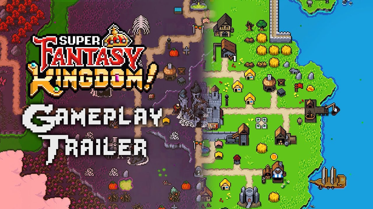 Super Fantasy Kingdom - Gameplay Trailer | Roguelite City-Builder - YouTube