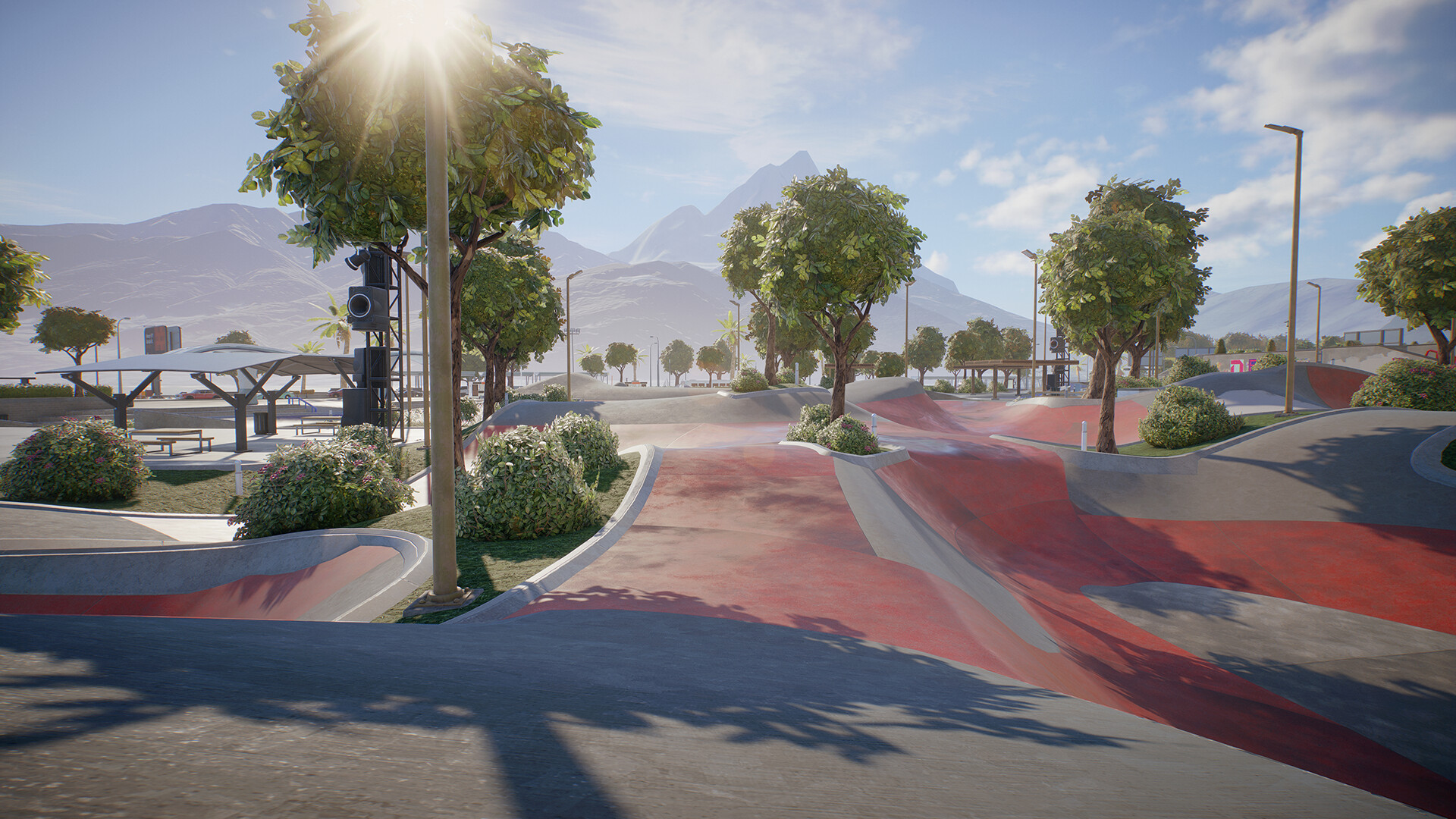 Skate. screenshots skatepark