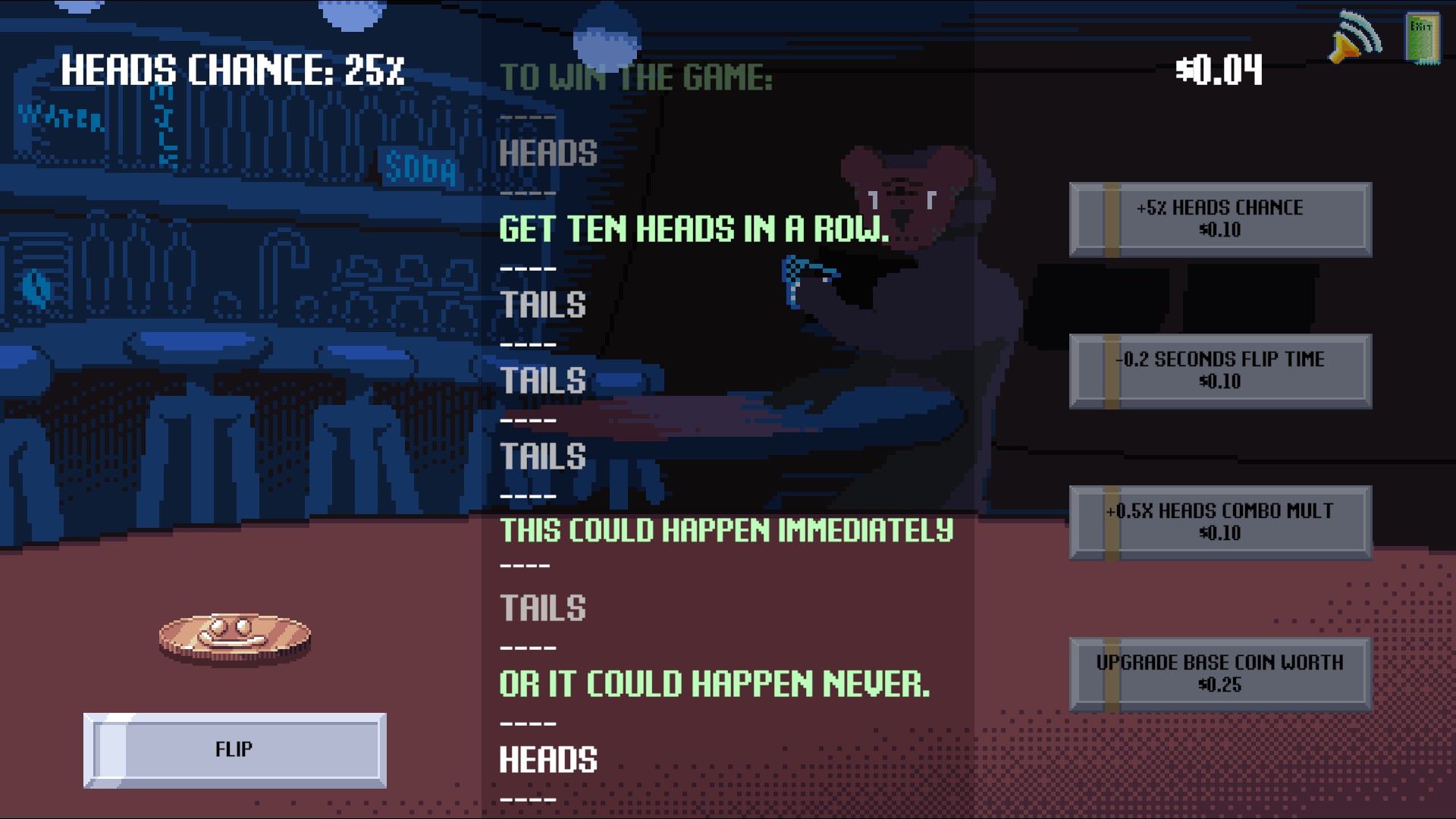 Unfair Flips declares that getting ten heads in a row could happen immediately&mdash;or never.