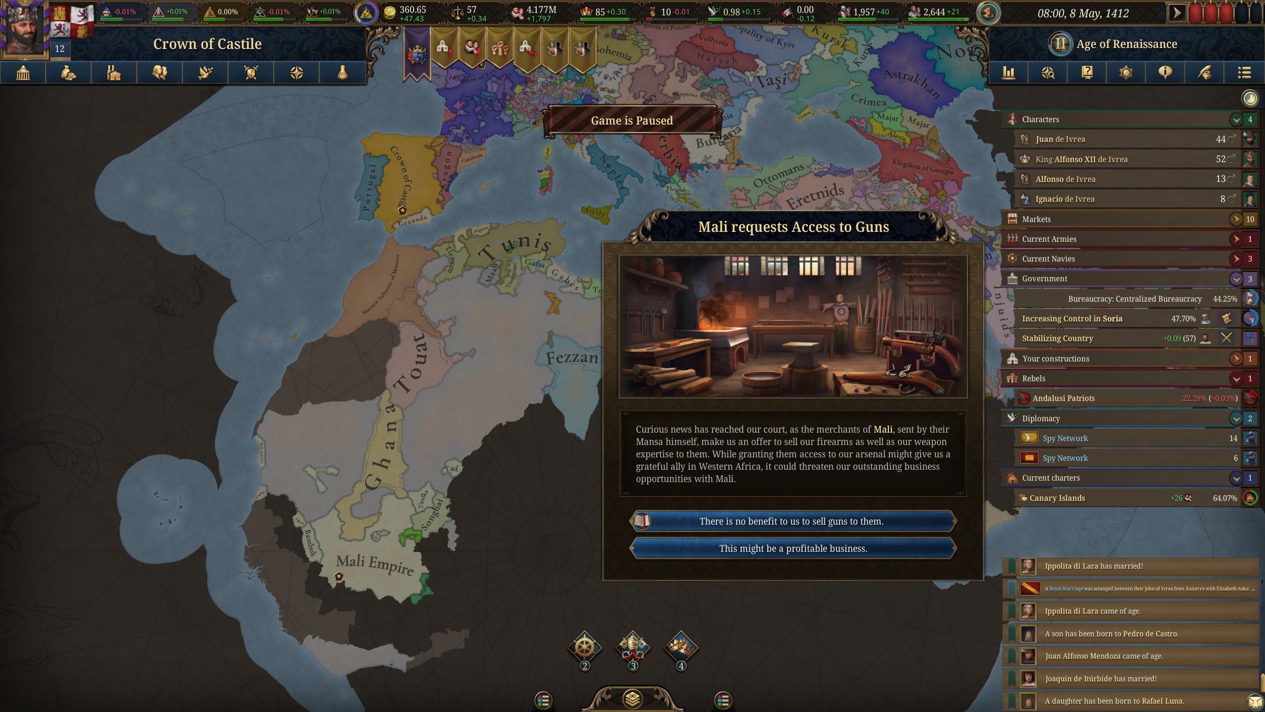 Europa Universalis 5 screenshot