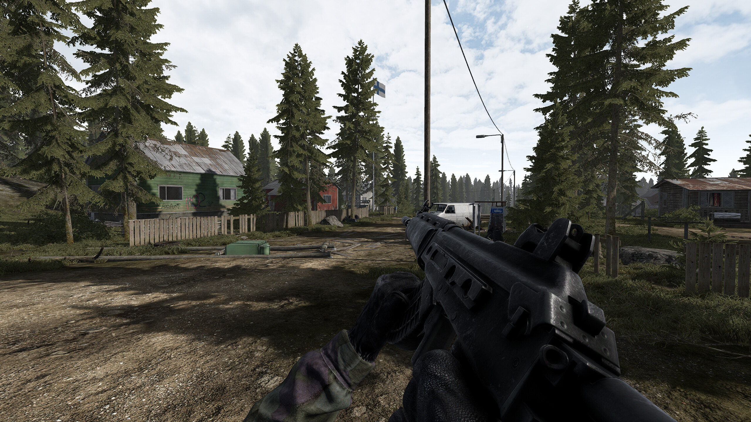 The player reloads an assault rifle in Road to Vostok.