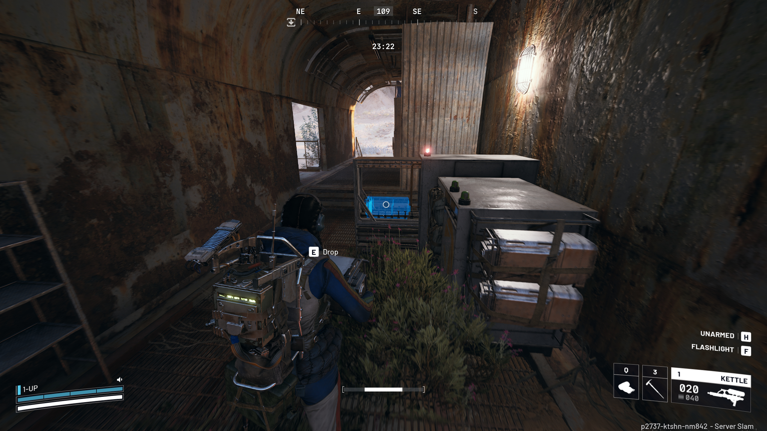 Arc Raiders Field Crate locations: A player placing a field crate into a machine inside a Field Depot.