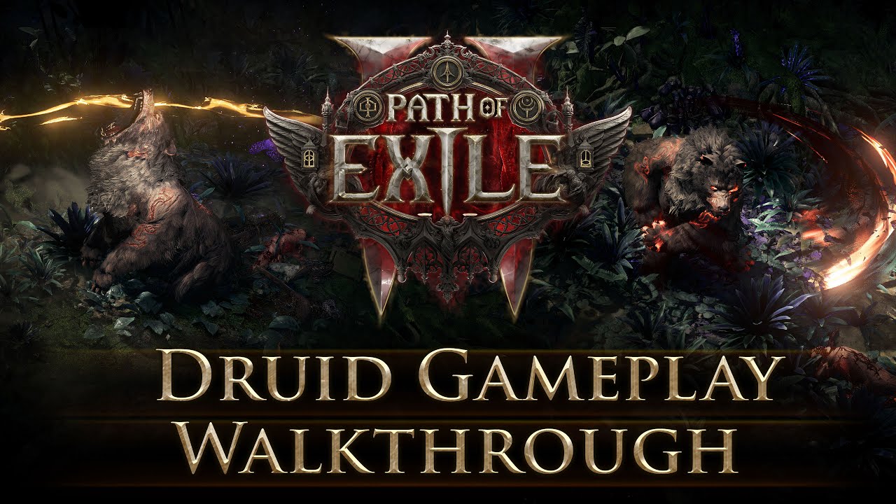Path of Exile 2 - Gamescom Druid Gameplay Walkthrough - YouTube