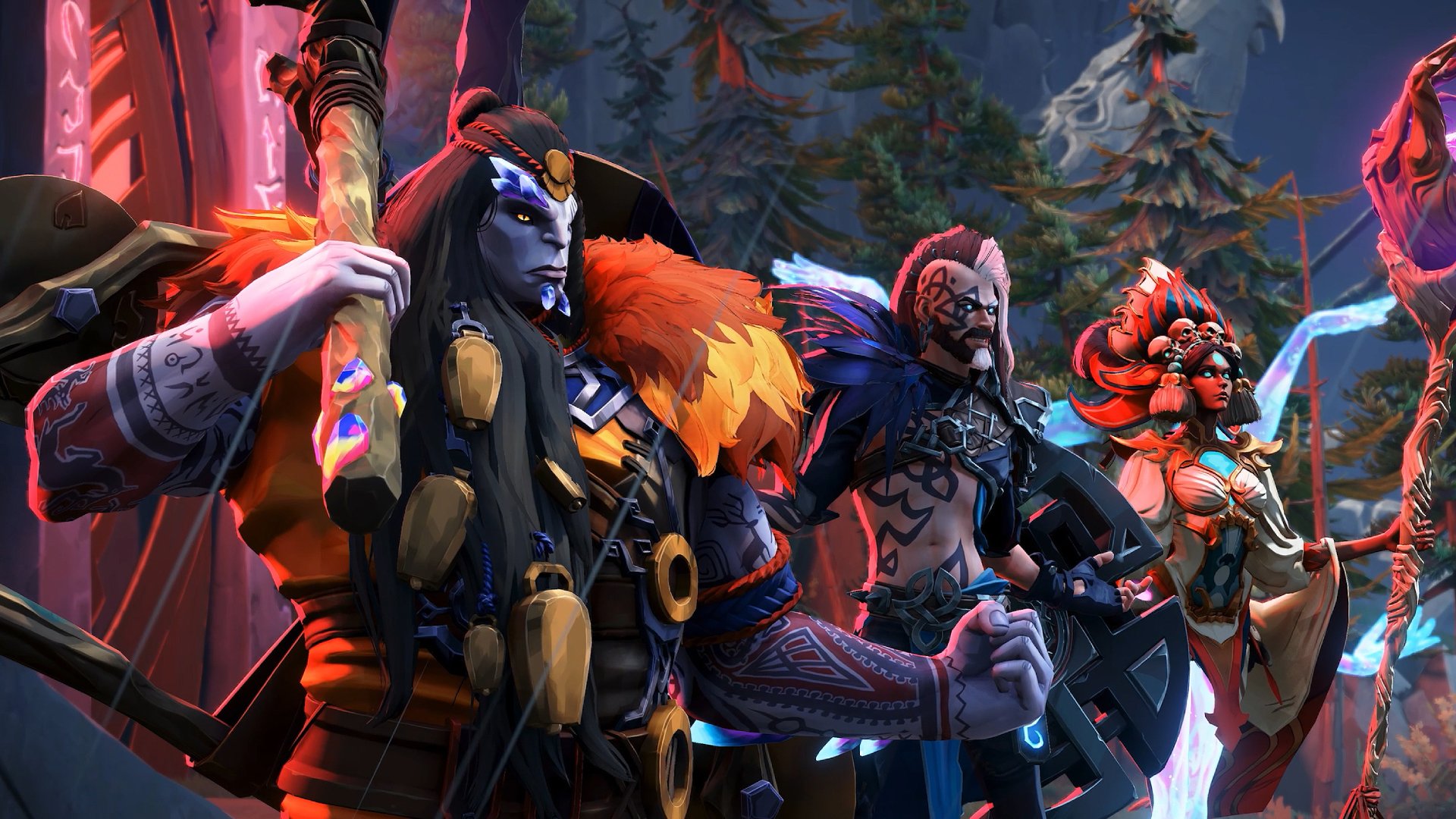 Some spellcasters lined up