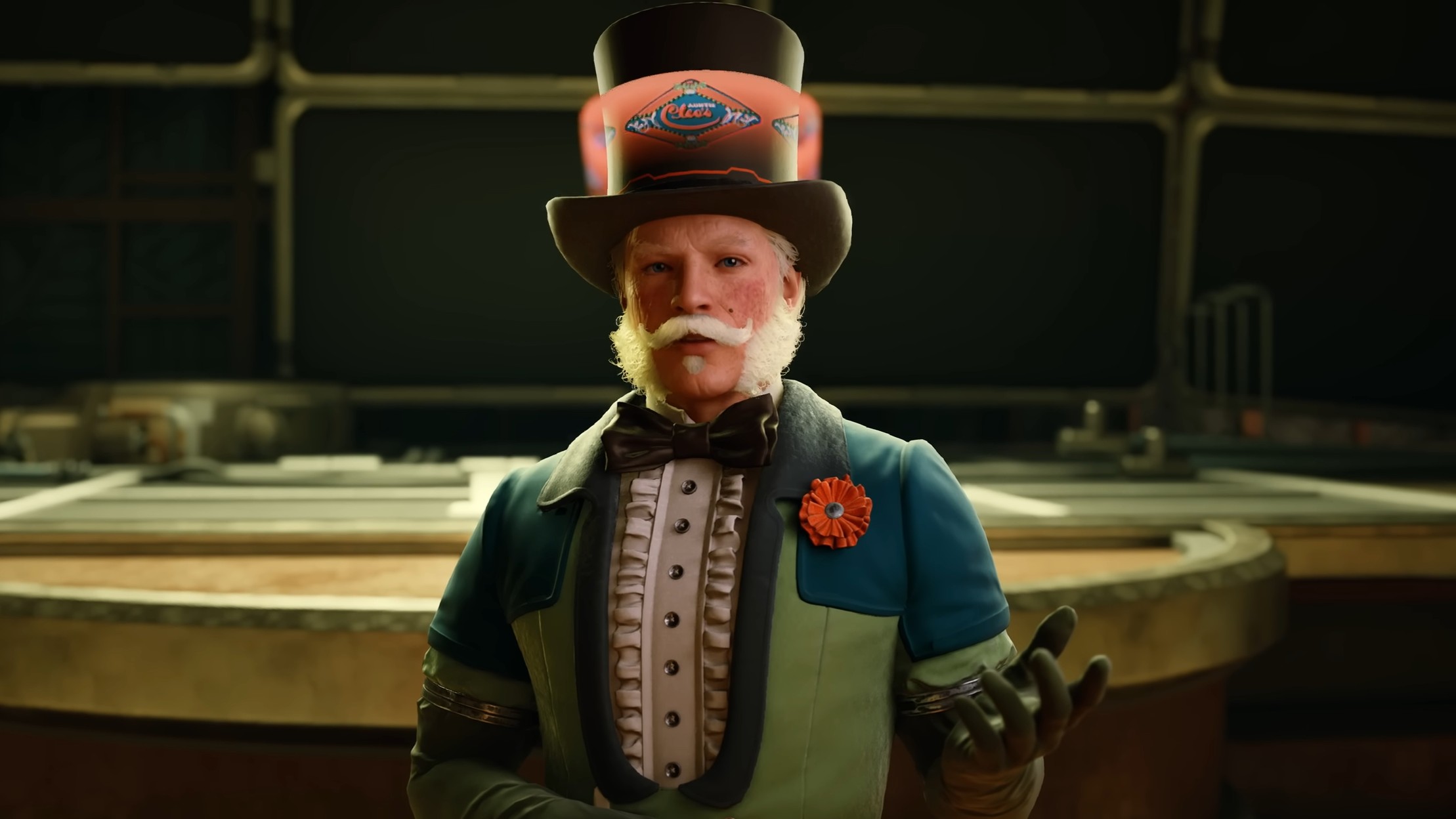 A businessman from The Outer Worlds 2 gameplay trailer.