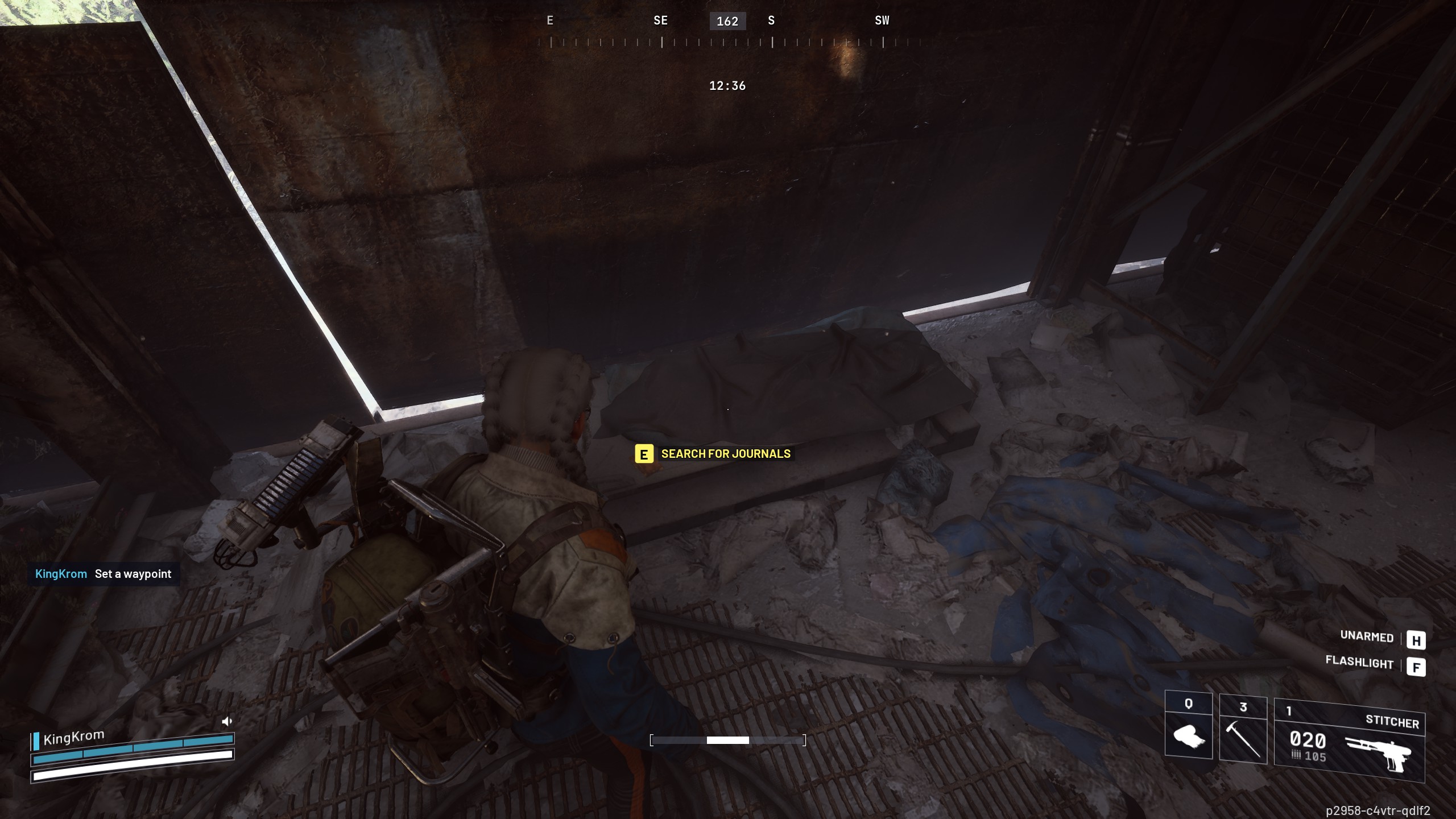 Arc Raiders Celeste's Journals - Bed