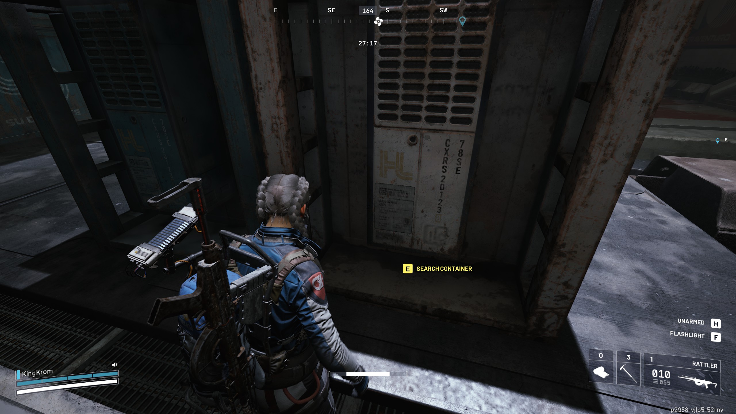 Arc Raiders Cold Storage - Interact prompt