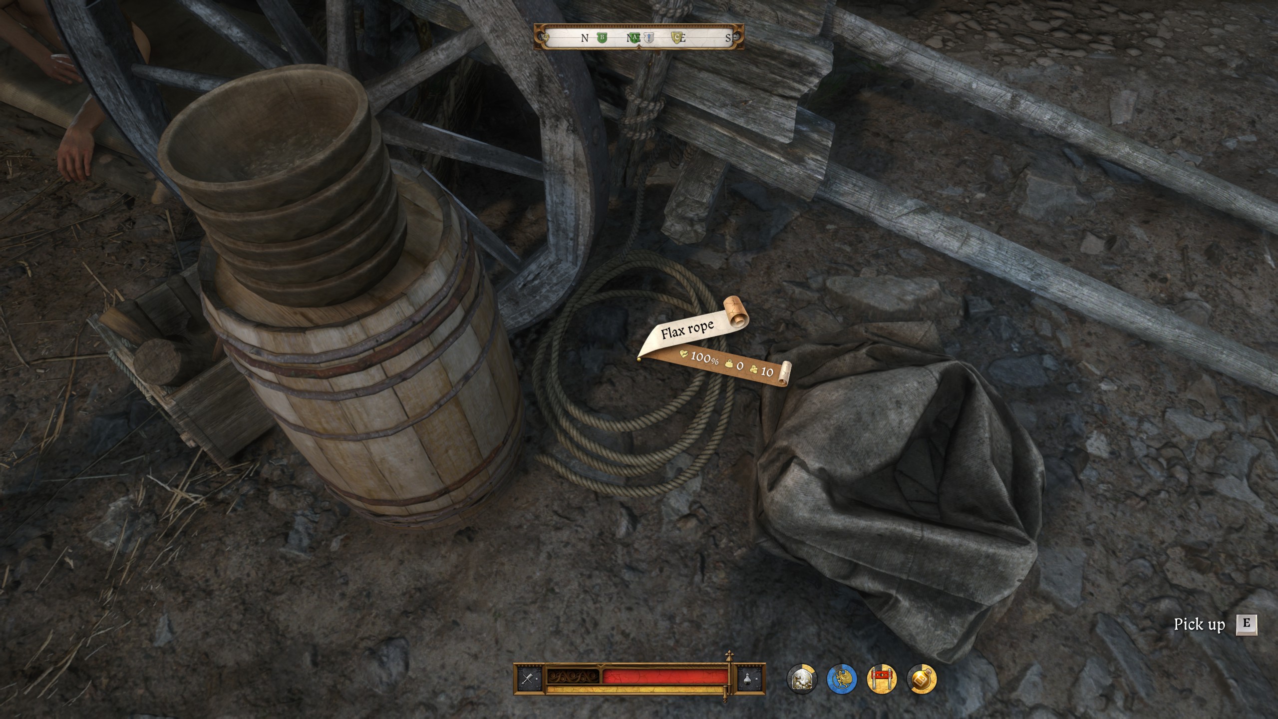 Kingdom Come: Deliverance 2 plague mask - Flax rope