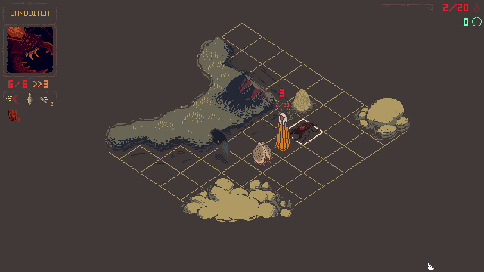 A battle against strange animals in Death Howl.