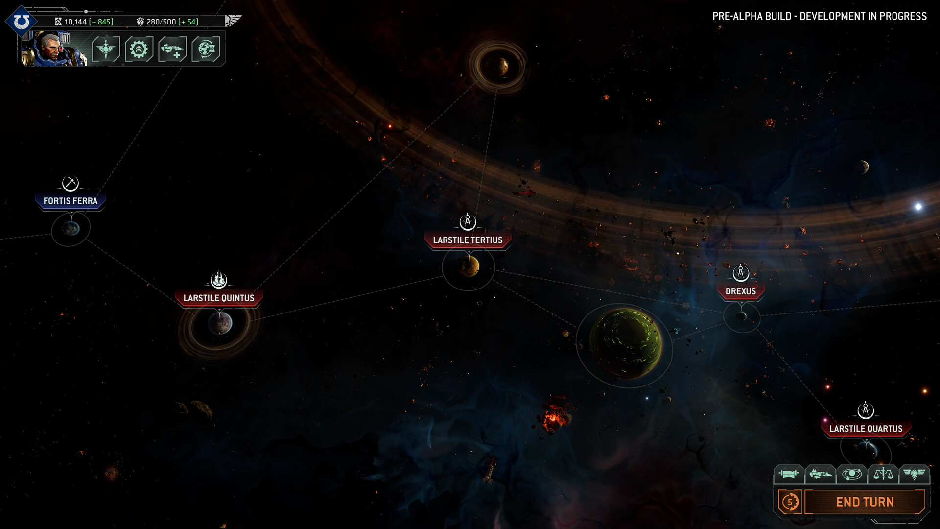 Total War: Warhammer 40k - Campaign map