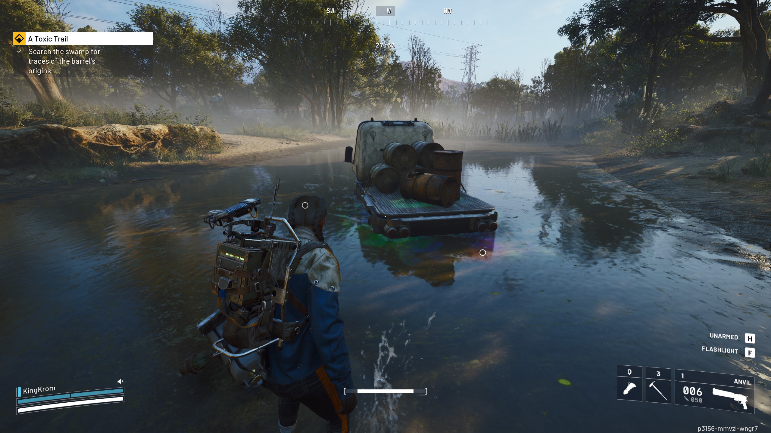 Arc Raiders A Toxic Trail - Barrel truck