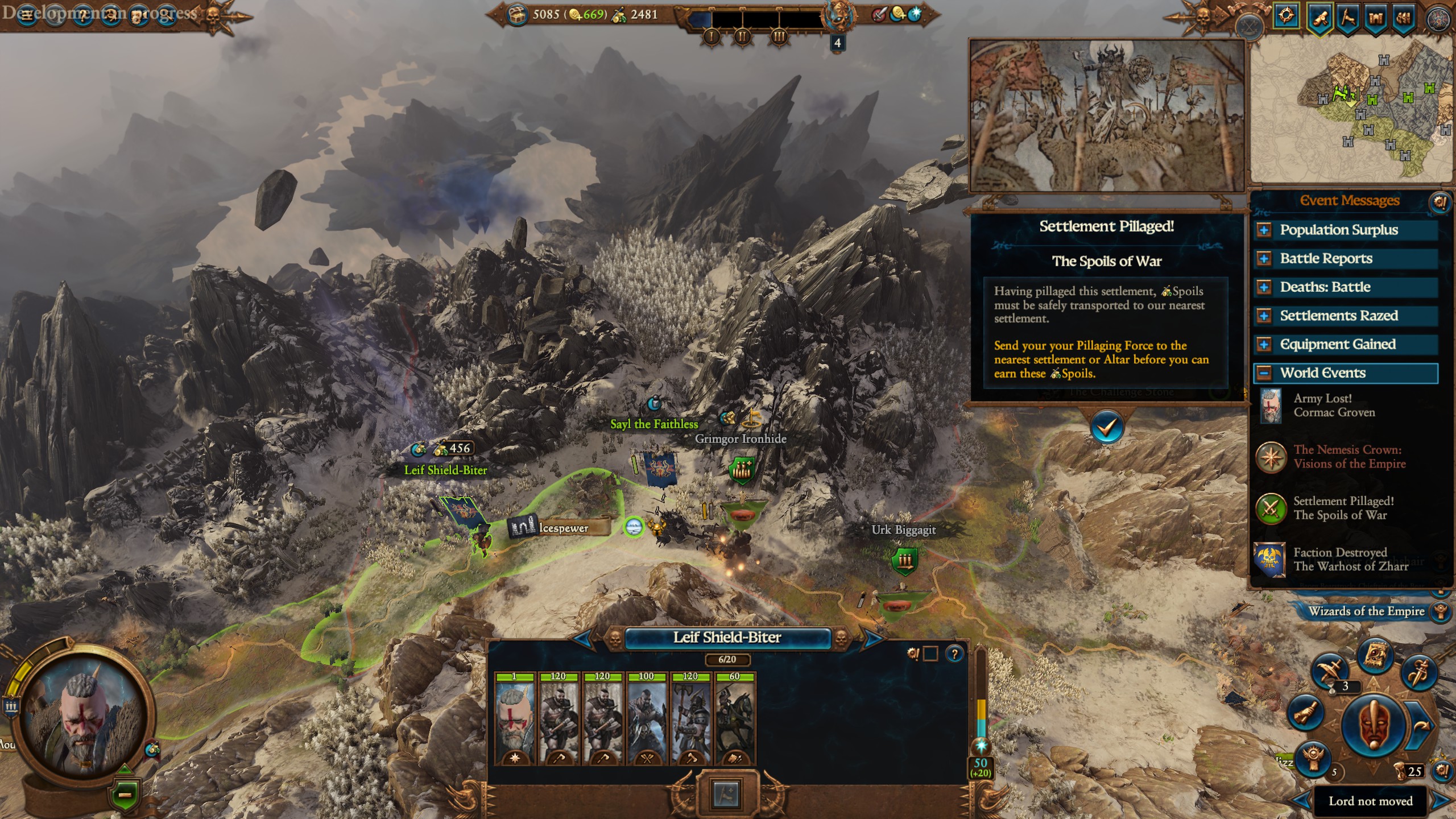 Total War: Warhammer 3 Tides of Torment - Spoils army