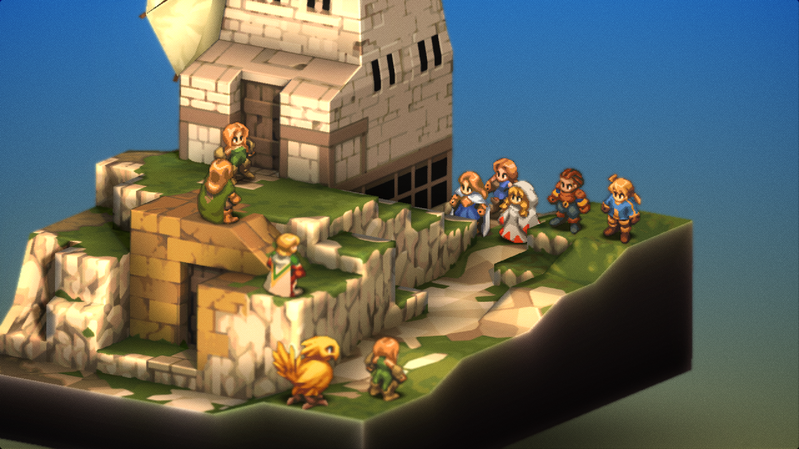 Final Fantasy Tactics combat diorama