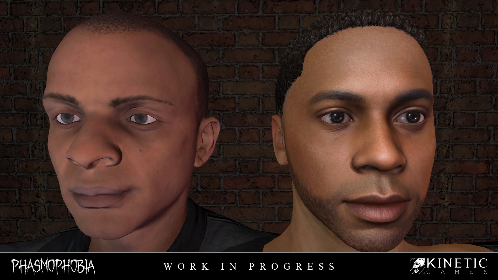 Phasmophobia - A before and after of one of the early male character models and the new overhauled version