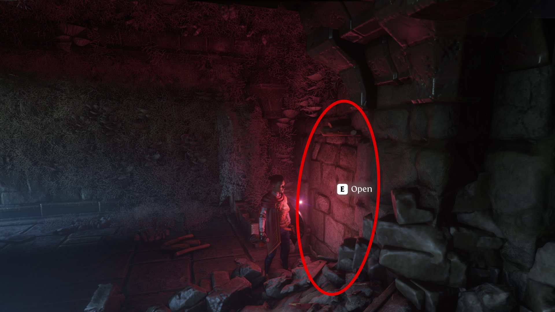 The Temple Ruin secret entrance for the Flame Pact set of Twitch Drops