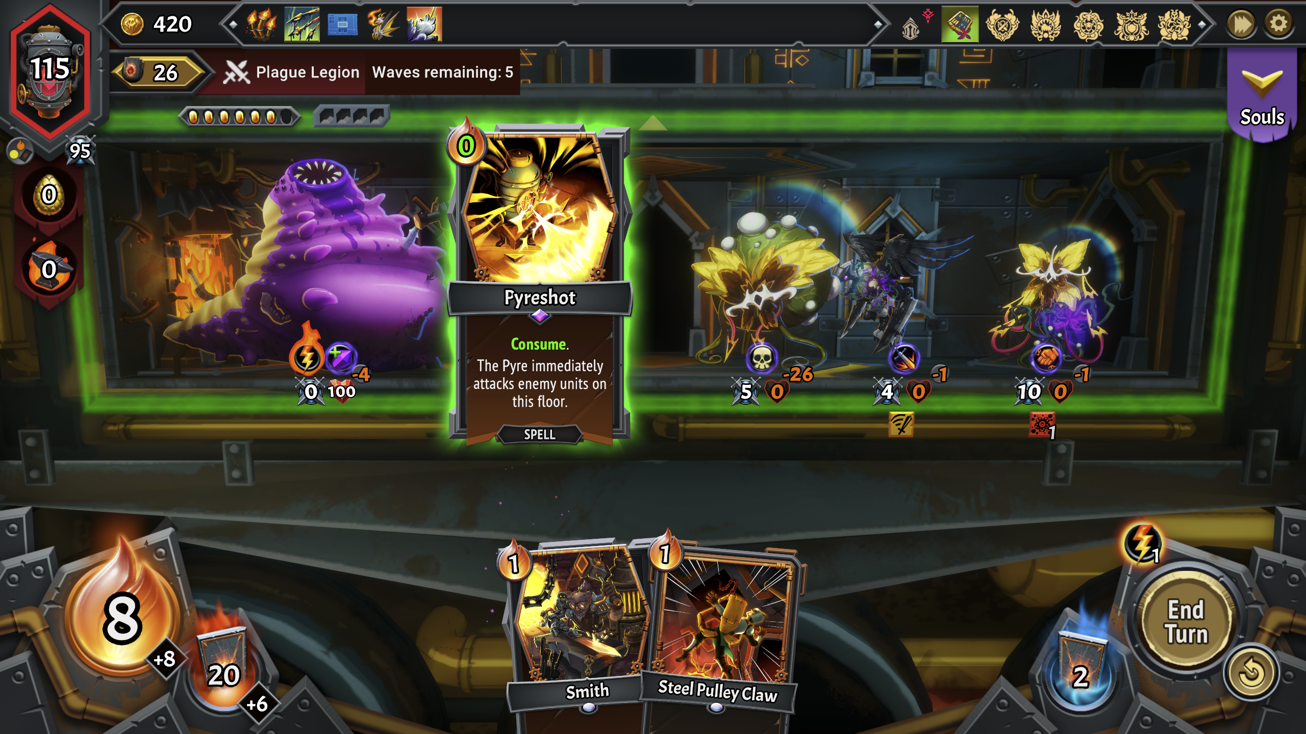 Monster Train 2 destiny of the railforged screenshot