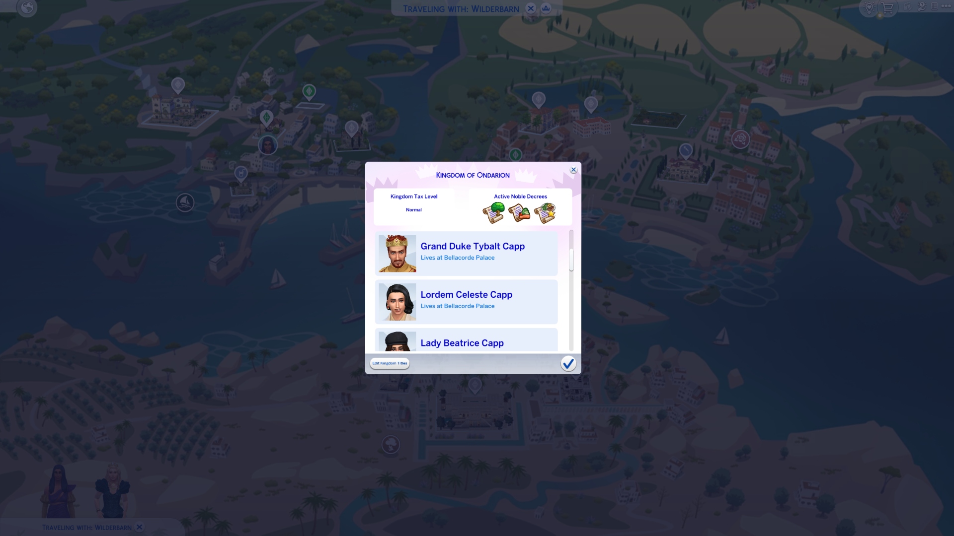 The Sims 4 Royalty &amp; Legacy