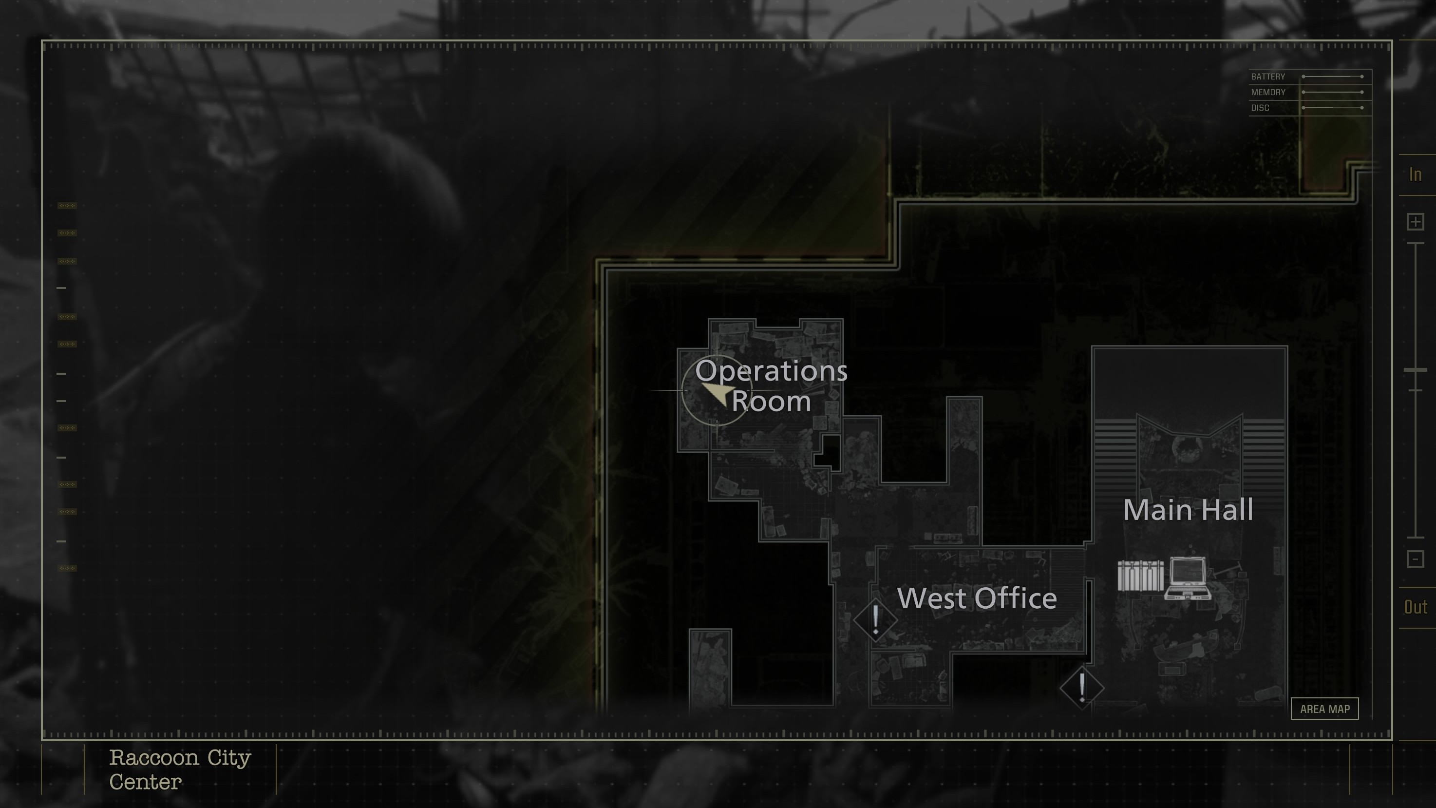 Resident Evil Requiem Mr. Raccoon - Operations Room