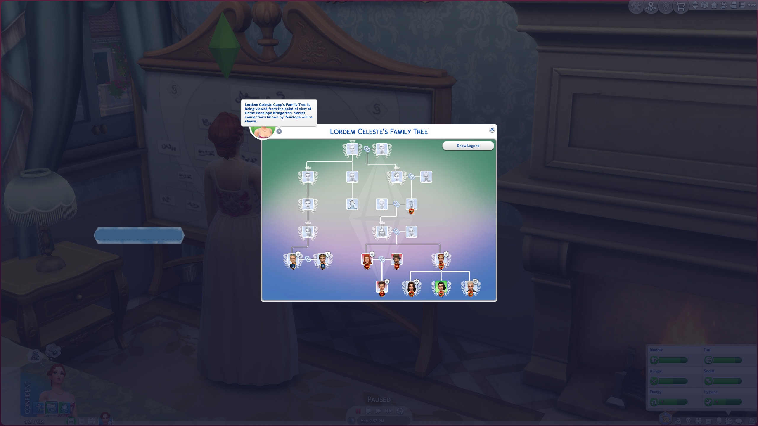 The Sims 4 Royalty & Legacy preview build