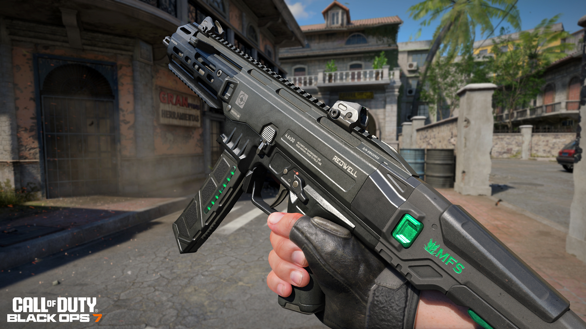 The REV-46 SMG from Black Ops 7 in action