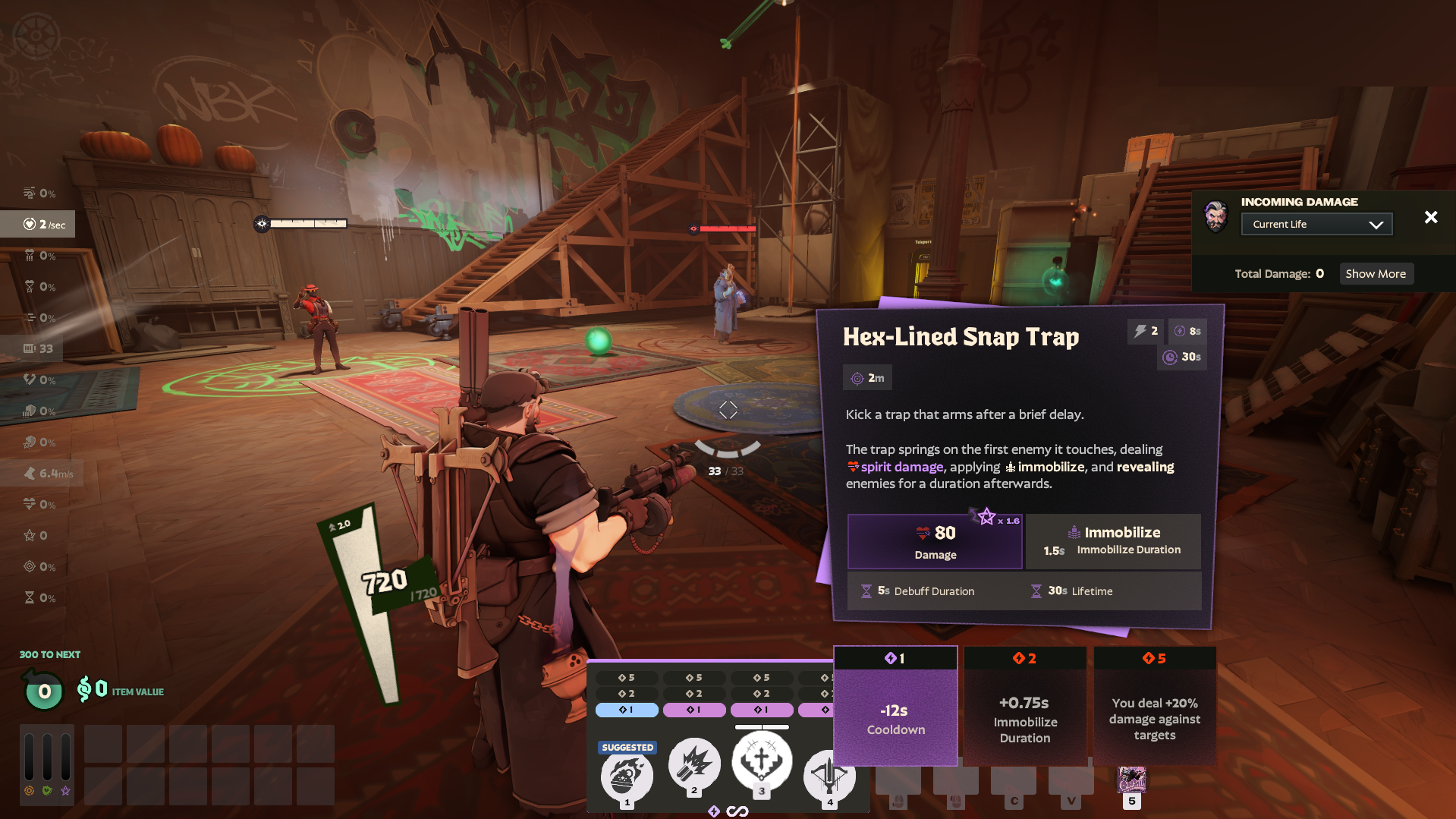 Several ability names from Deadlock, attributed to The Venator, its newest hero.