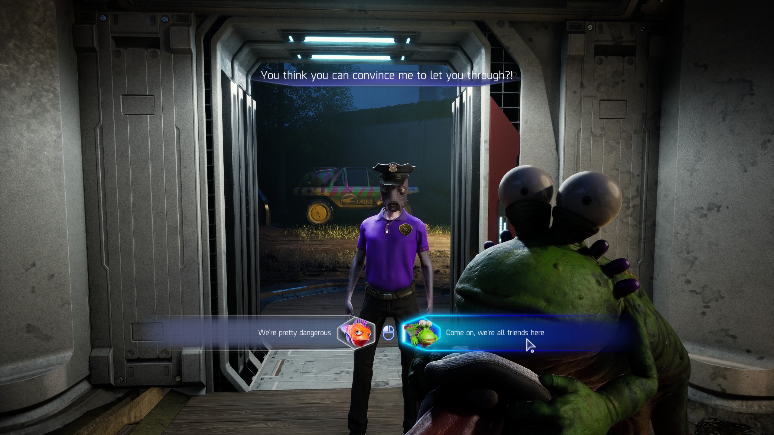 High on Life 2 security guard - Dialogue