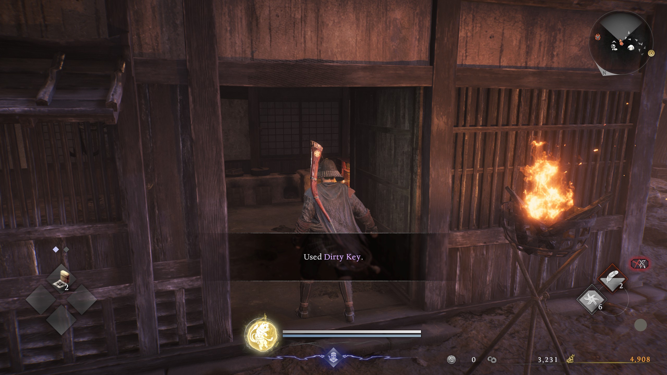 Nioh 3 Dirty Key door