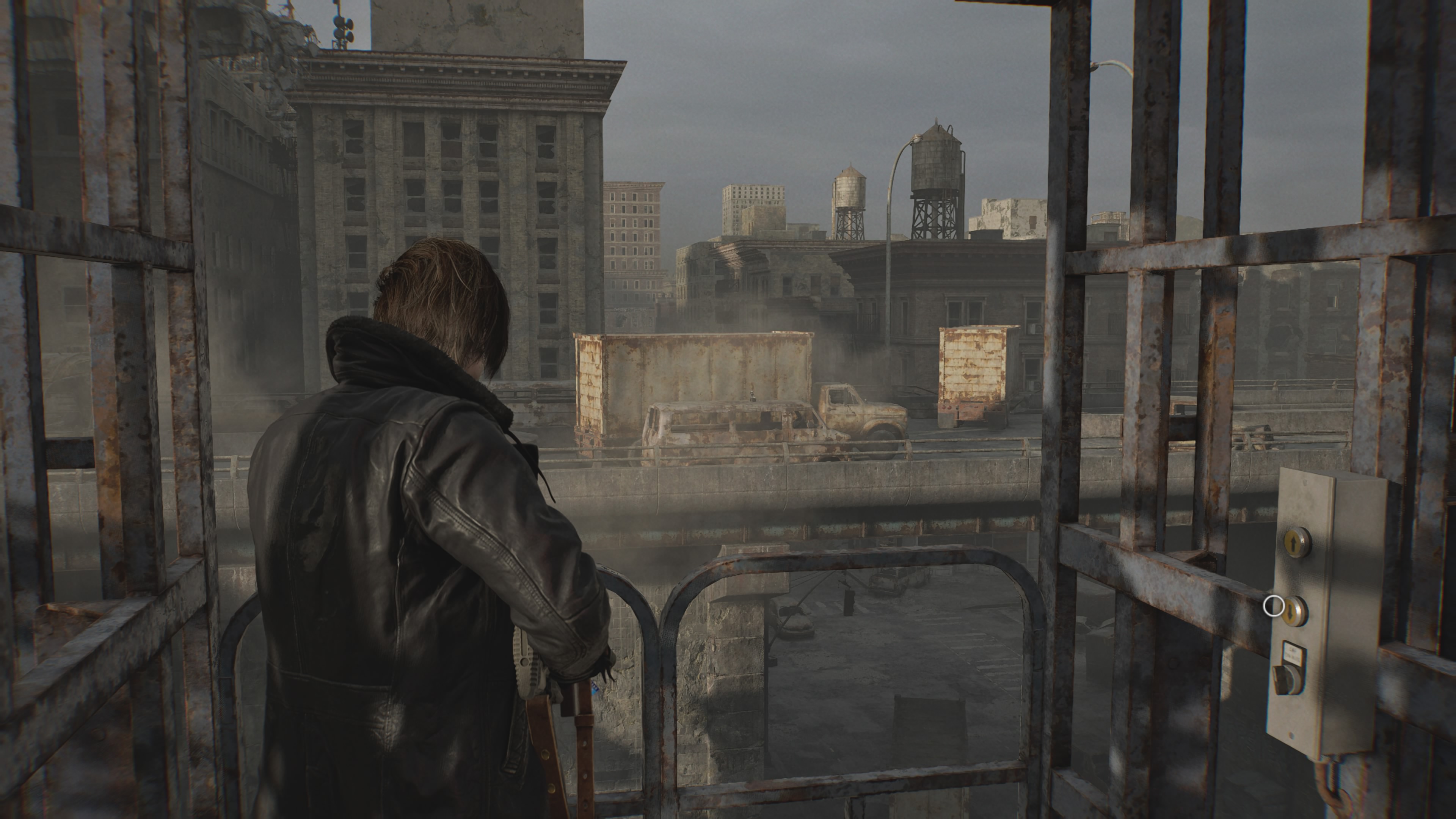 Resident Evil Requiem Mr. Raccoon on a bridge