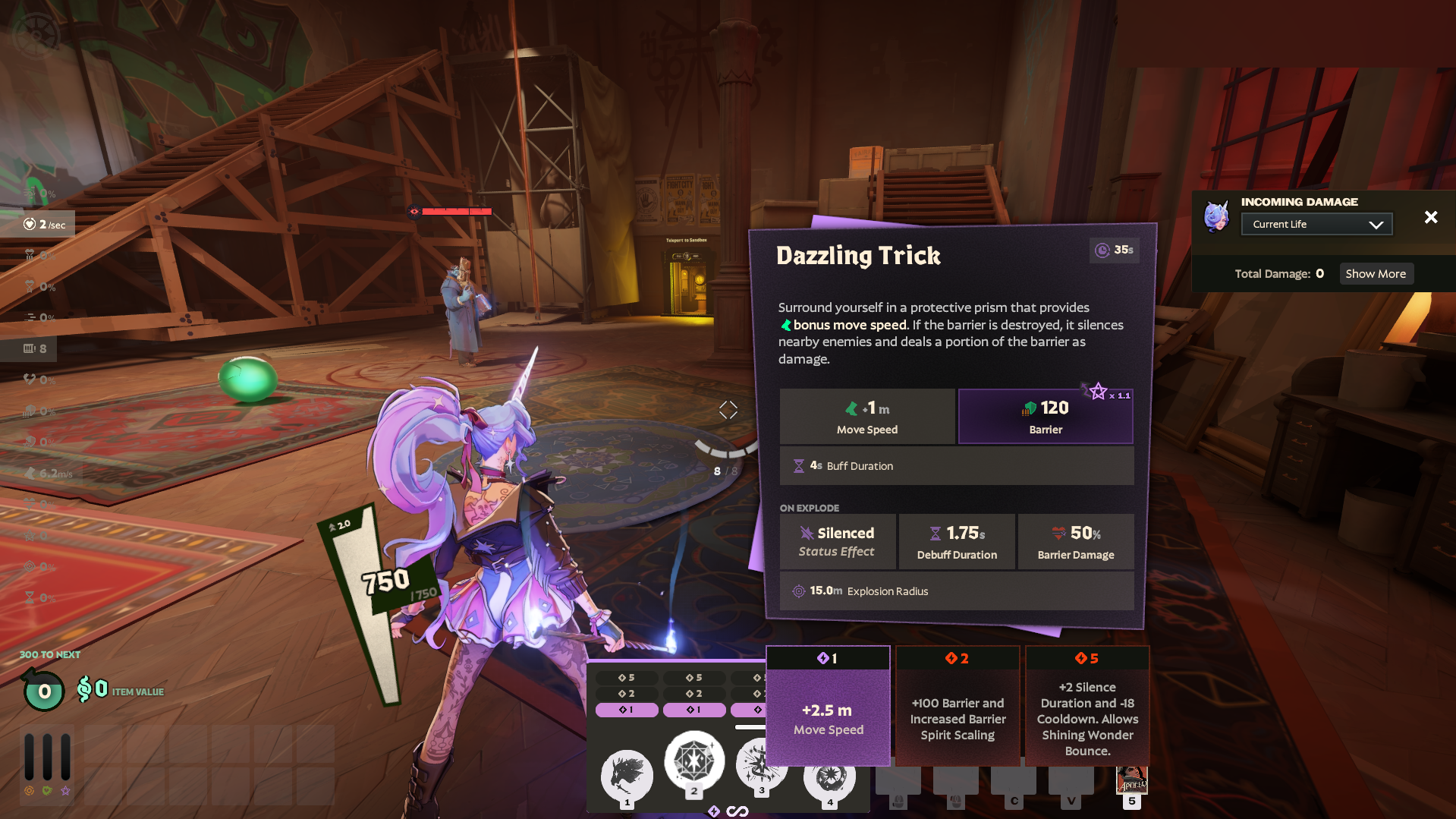 Images showing the abilities of Celeste, a new hero in Deadlock.