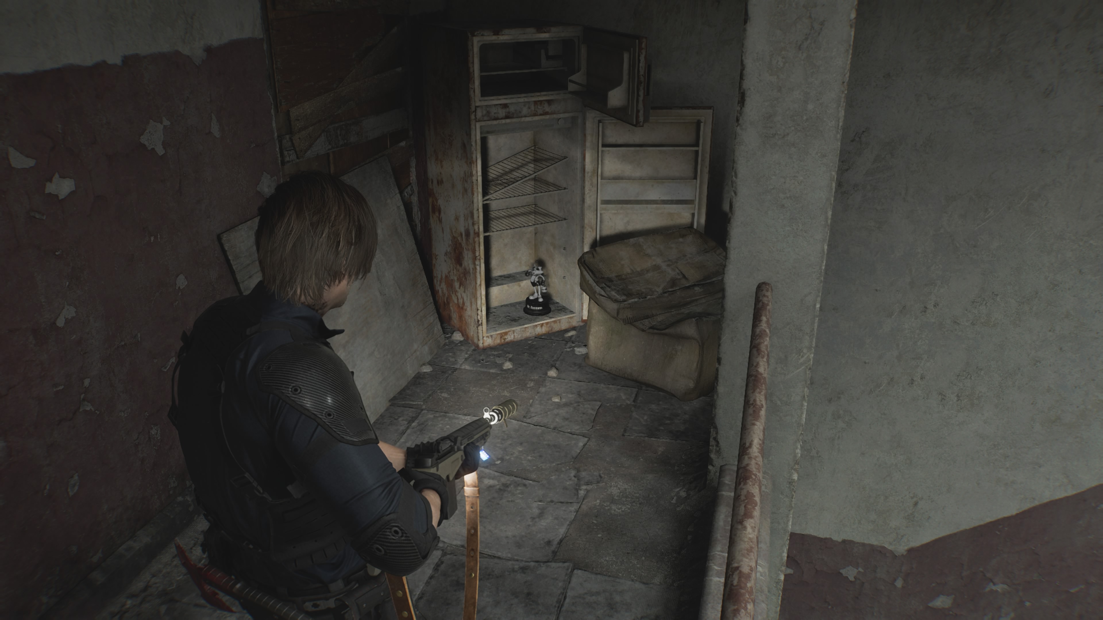 Resident Evil Requiem Mr. Raccoon in a fridge