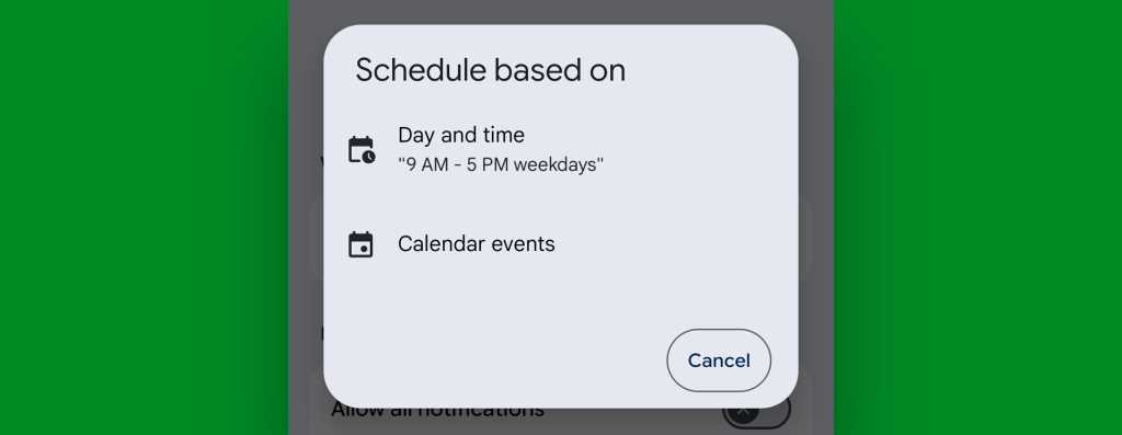 Google Calendar Android: Modes — event