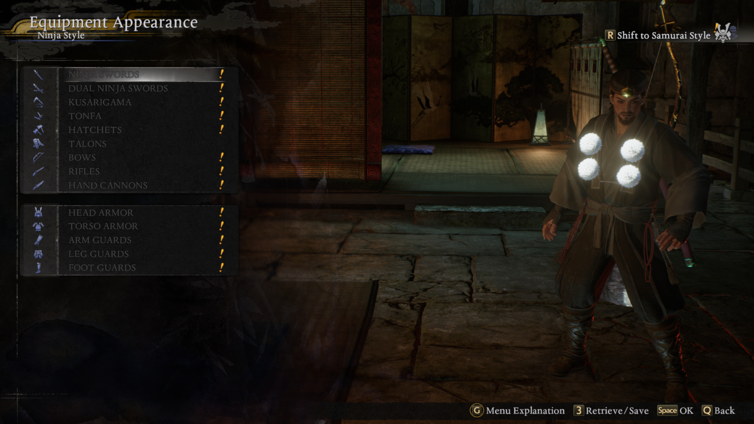 Nioh 3 change appearance - Equipment