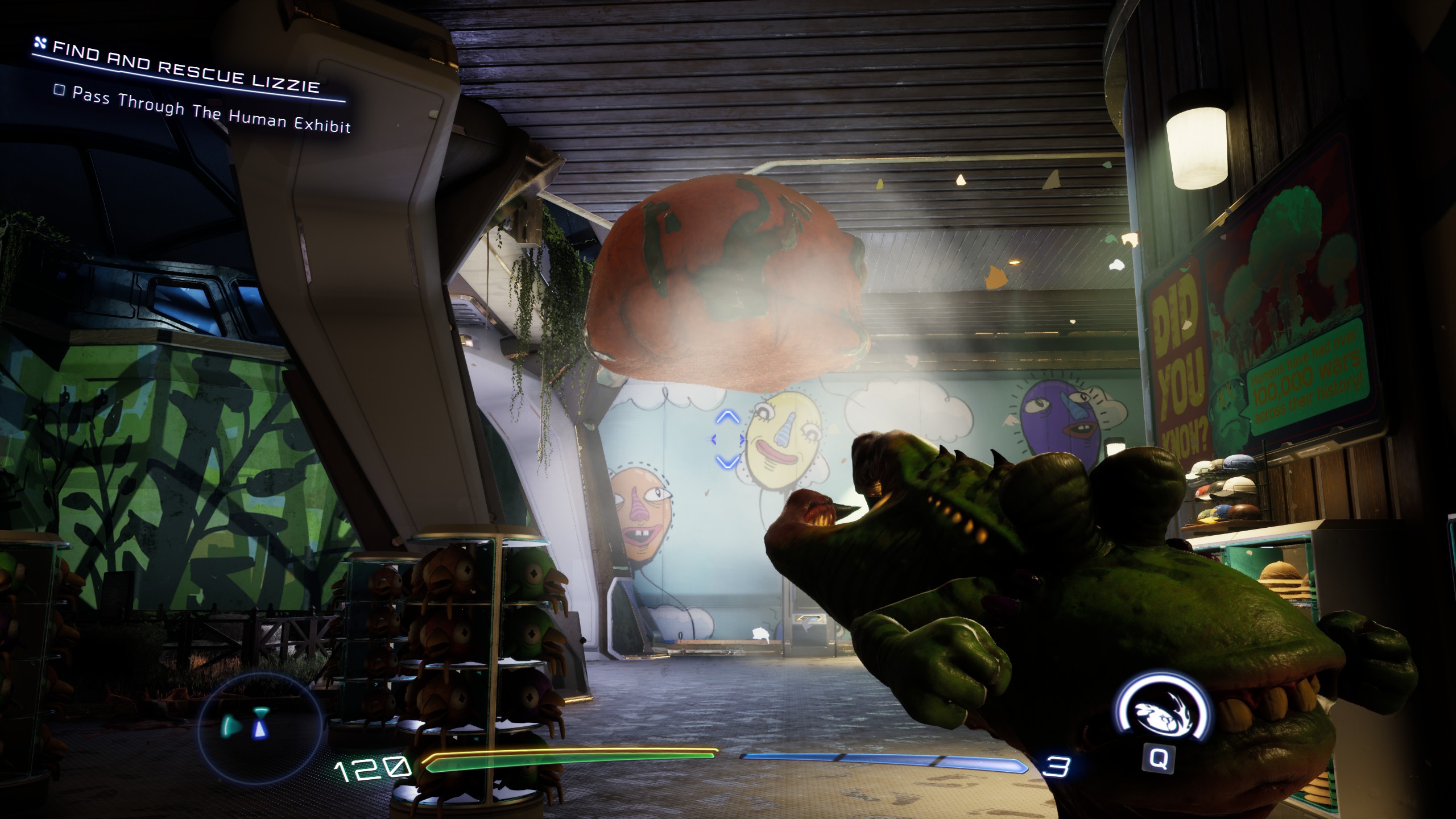 High on Life 2 Human Exhibit - Sucking Lugblob