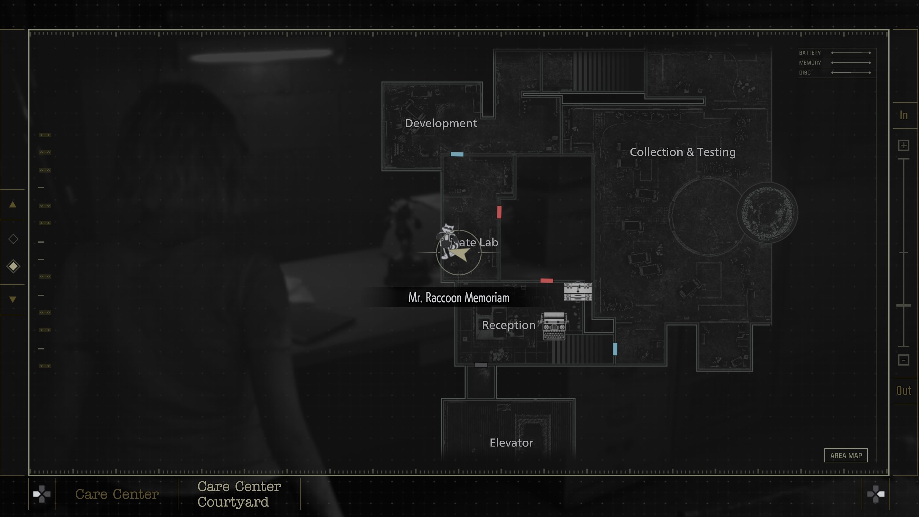 Resident Evil Requiem Mr. Raccoon - Private Lab